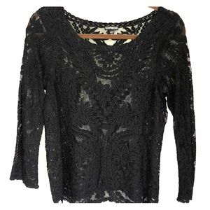 Express Embroidered/Lace Top